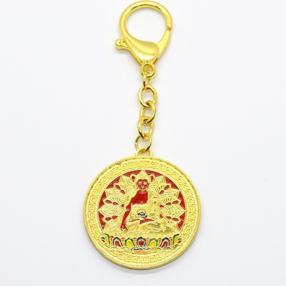 Breloc amuleta ratnasambhava buddha - rosu
