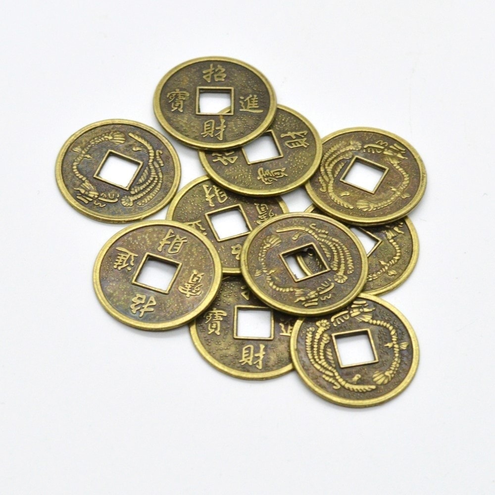 Banuti - monede chinezesti i-ching medii 10 buc