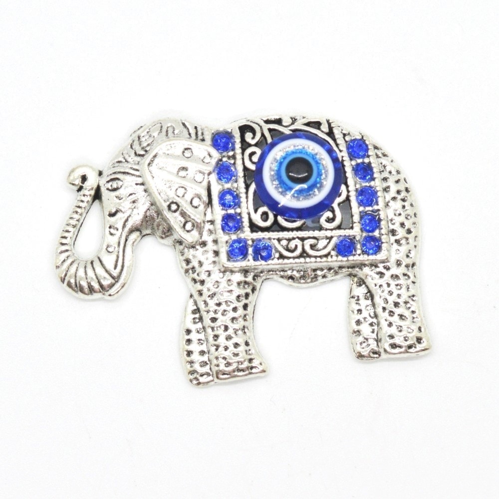 Magnet elefant cu ochi protectori 5cm