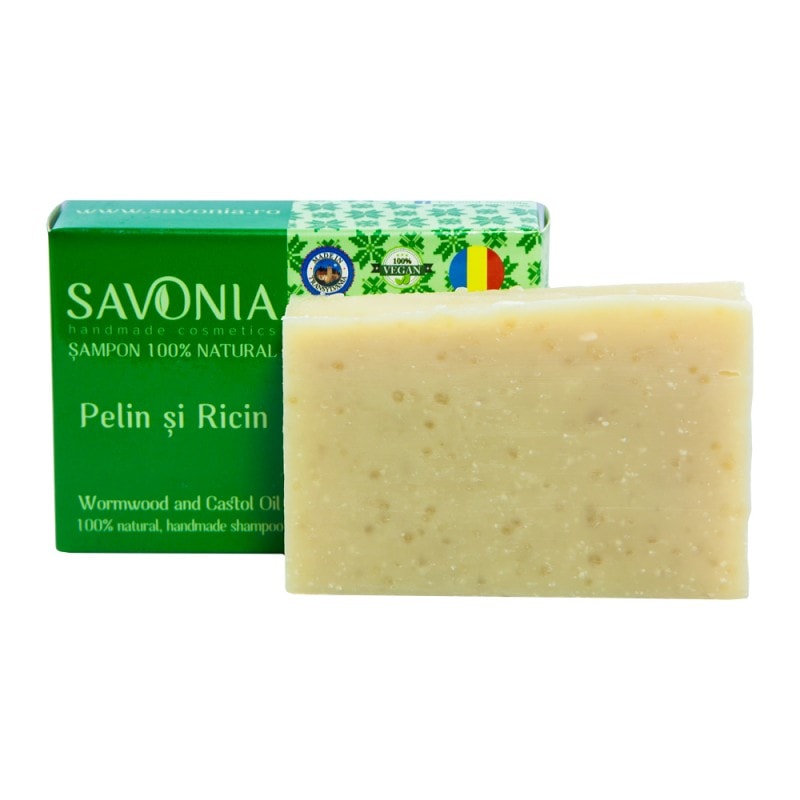 Sampon natural solid savonia - pelin si ricin