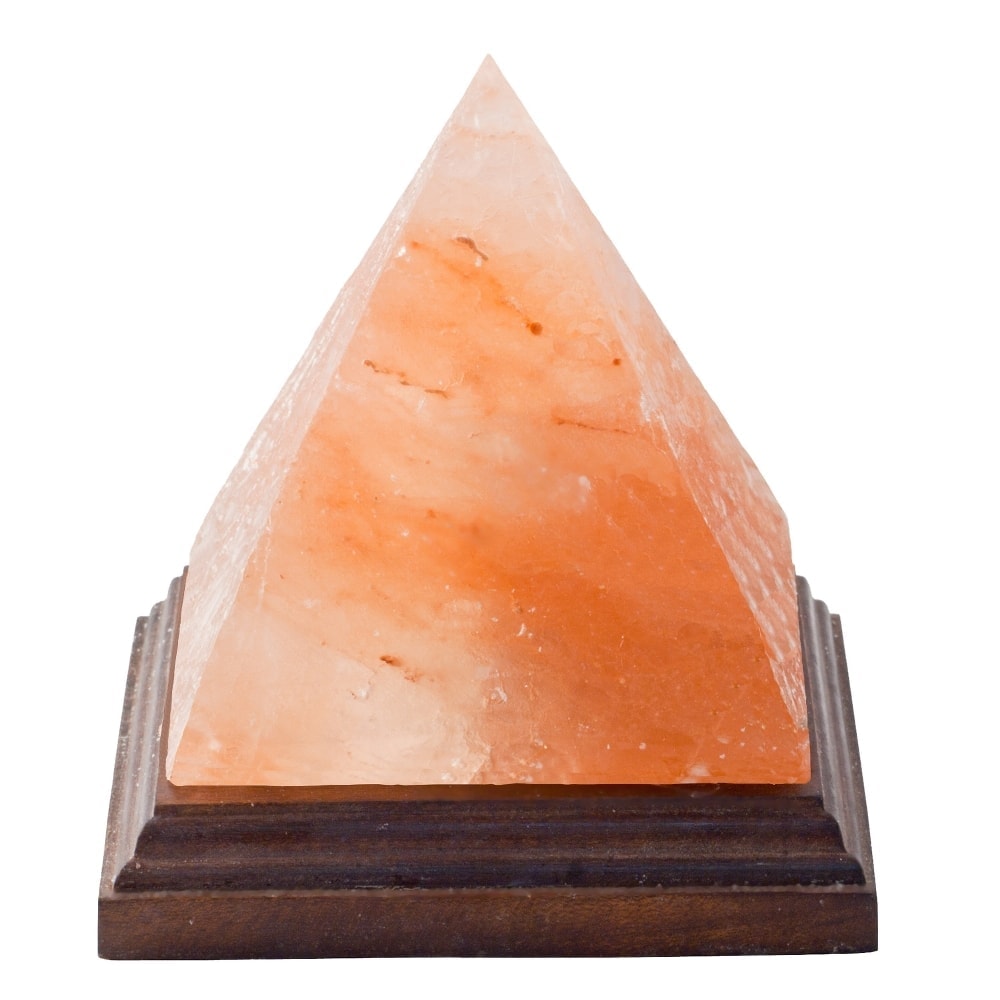 Veioza lampa din sare de himalaya - piramida 2-3 kg