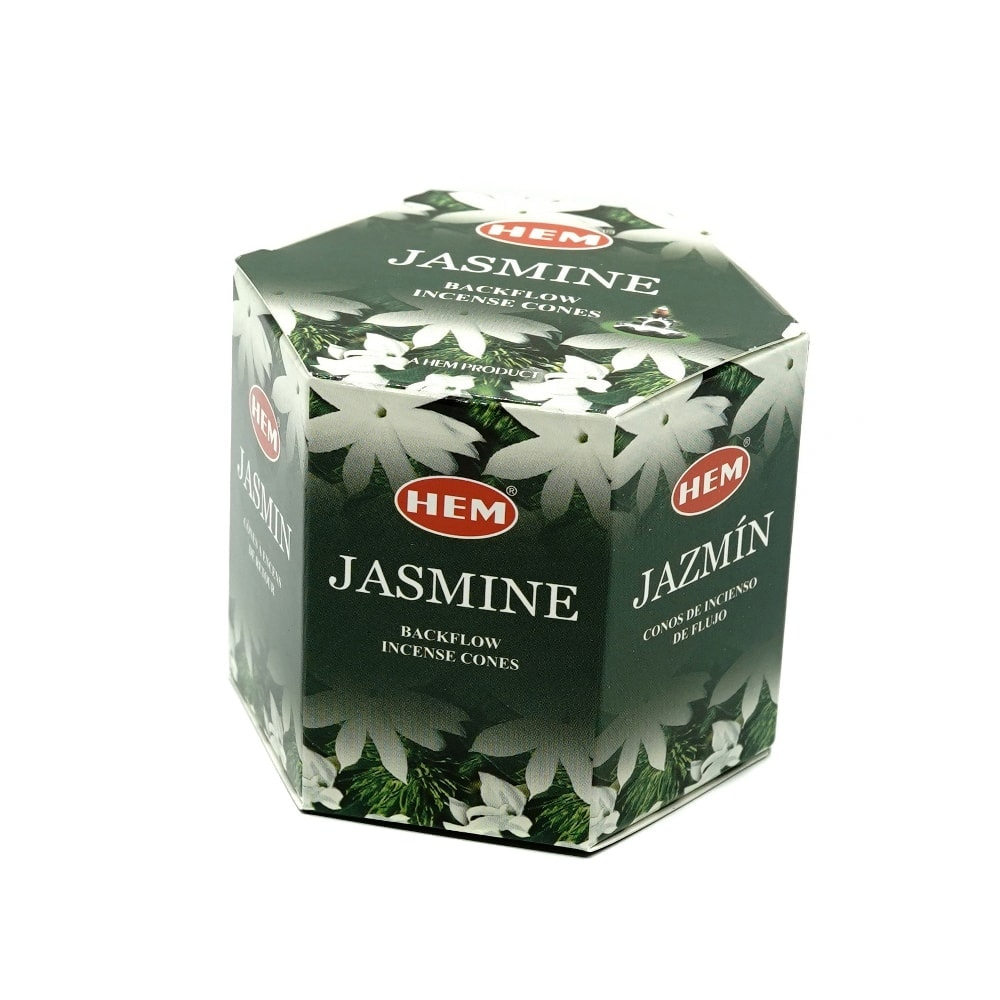 Conuri parfumate hem jasmine backflow - 40 buc