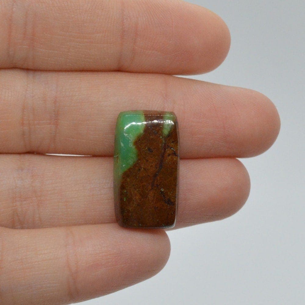 Cabochon crisopraz bio 22x12x7mm a36