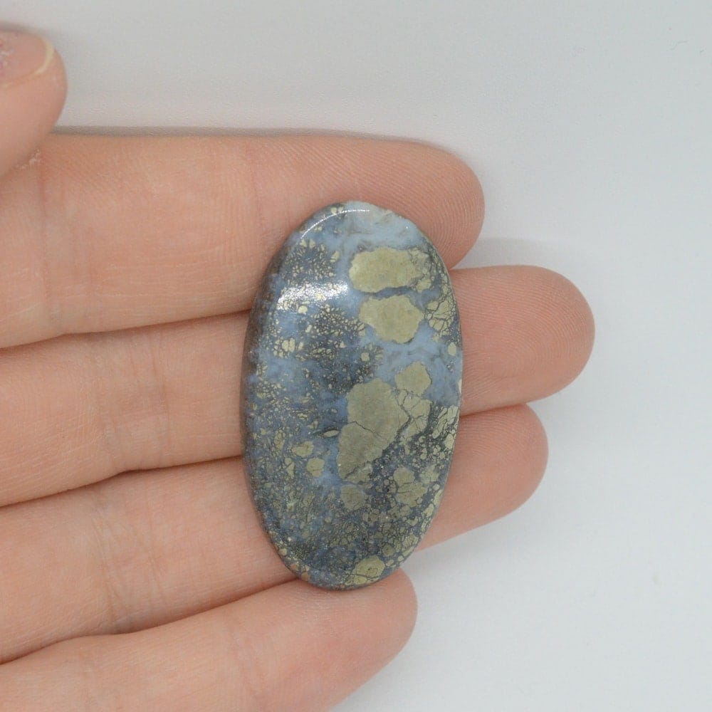 Cabochon marcasit 39x20x5mm a36