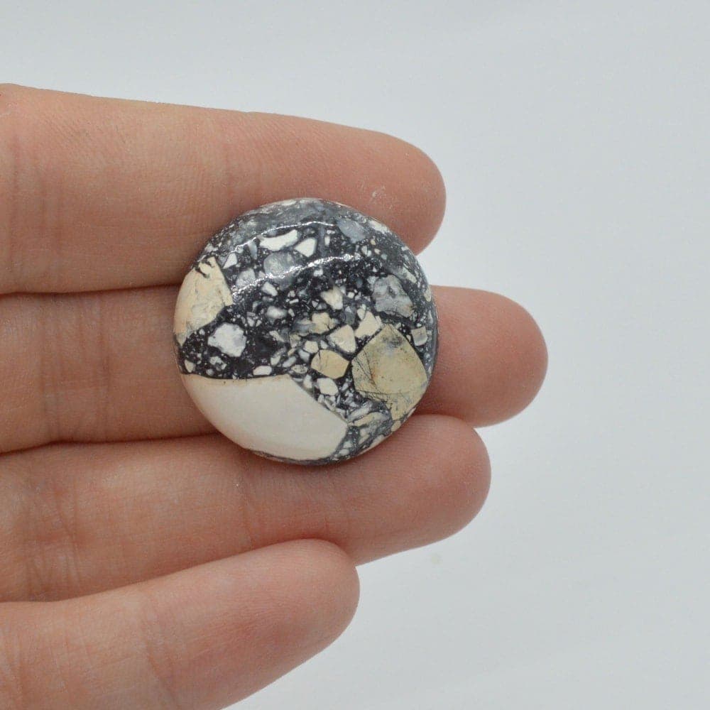 Cabochon jasp maligano 25x25x8mm a59