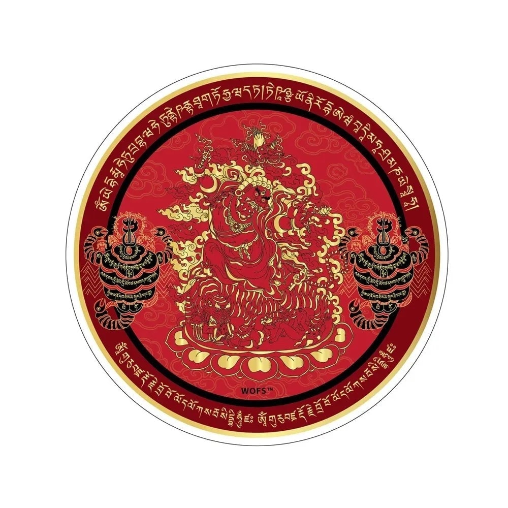Abtibild feng pentru protejarea familiei dorje drolo guru rinpoche scorpion - 11cm