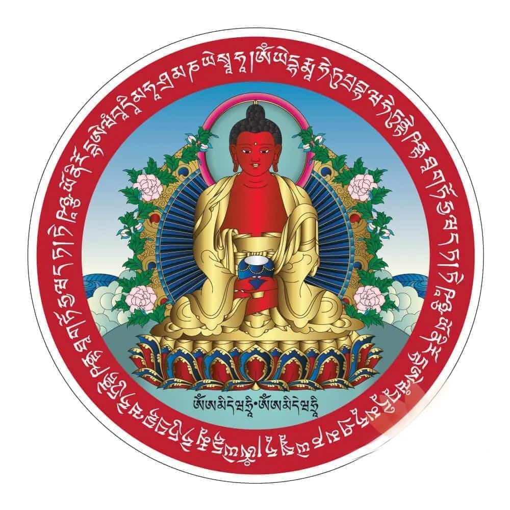Abtibild feng shui cu amitabha buddha - 5cm