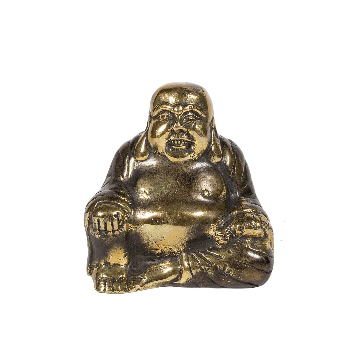 Statueta feng shui buddha din bronz - 5cm