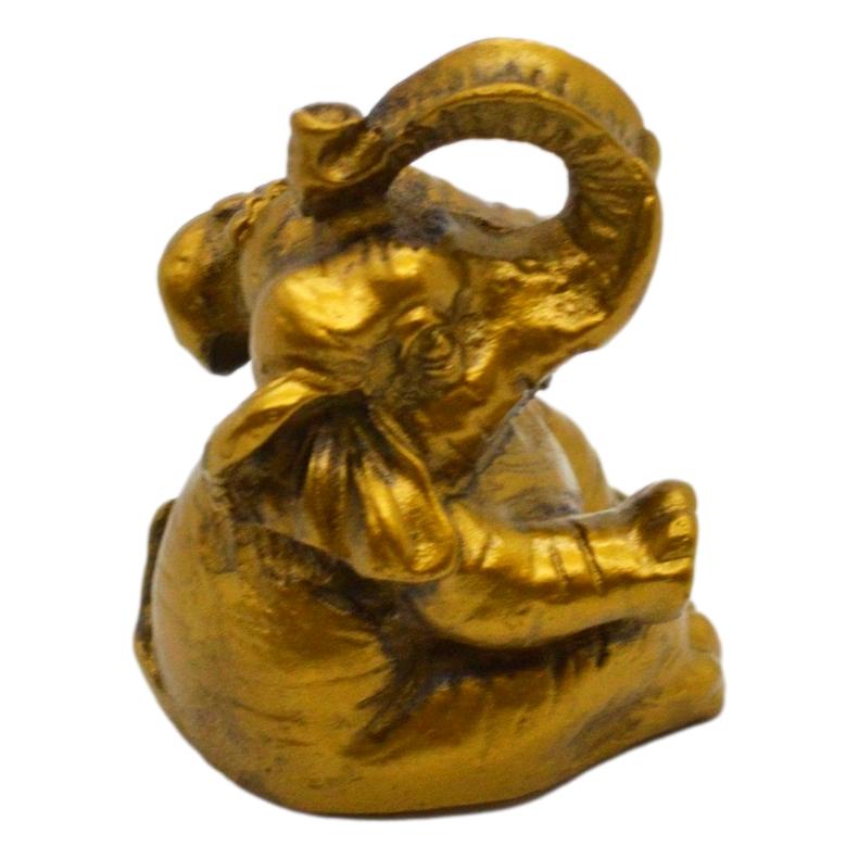 Stonemania Bijou Statueta feng shui elefant mic din rasina 28cm model 3