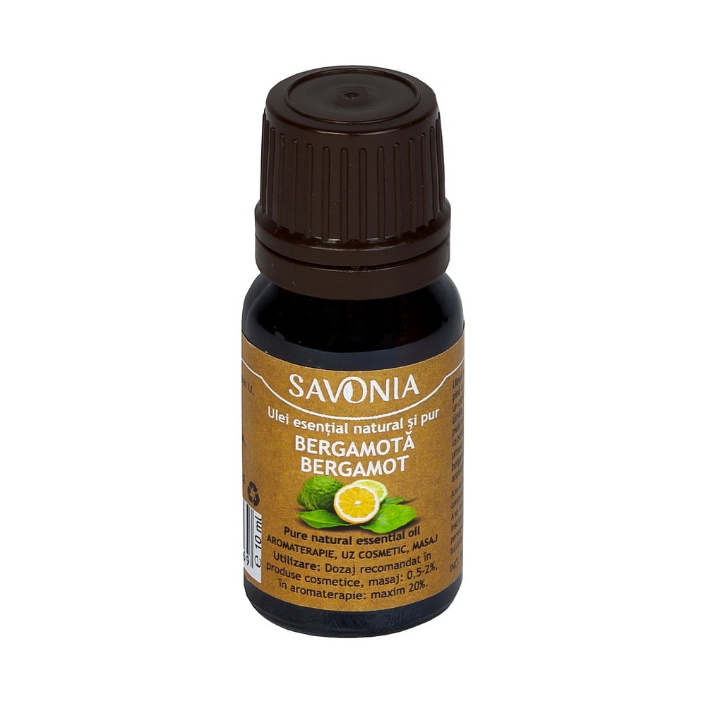 Ulei esential natural aromaterapie savonia bergamota bergamot 10ml