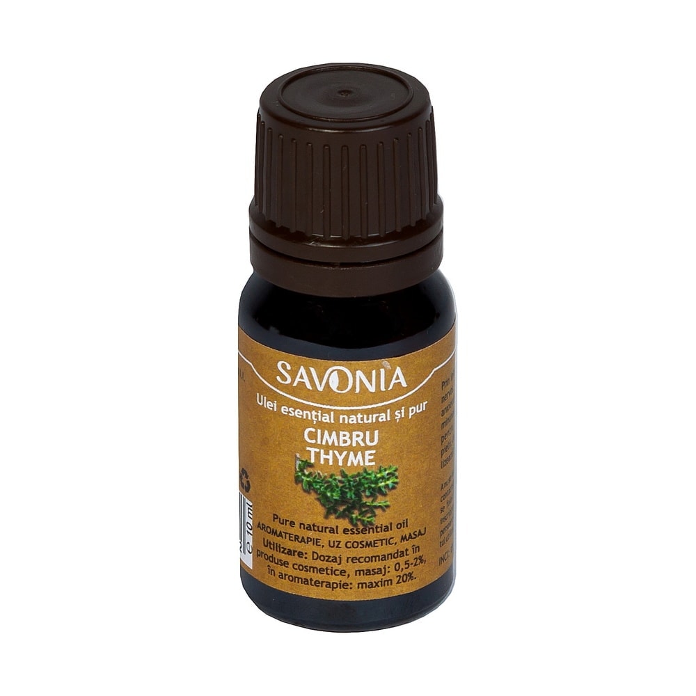 Ulei esential natural aromaterapie savonia cimbru thyme 10ml