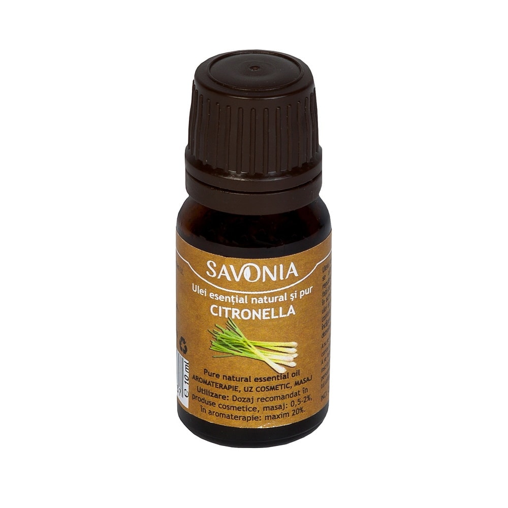 Ulei esential natural aromaterapie savonia citronella 10ml