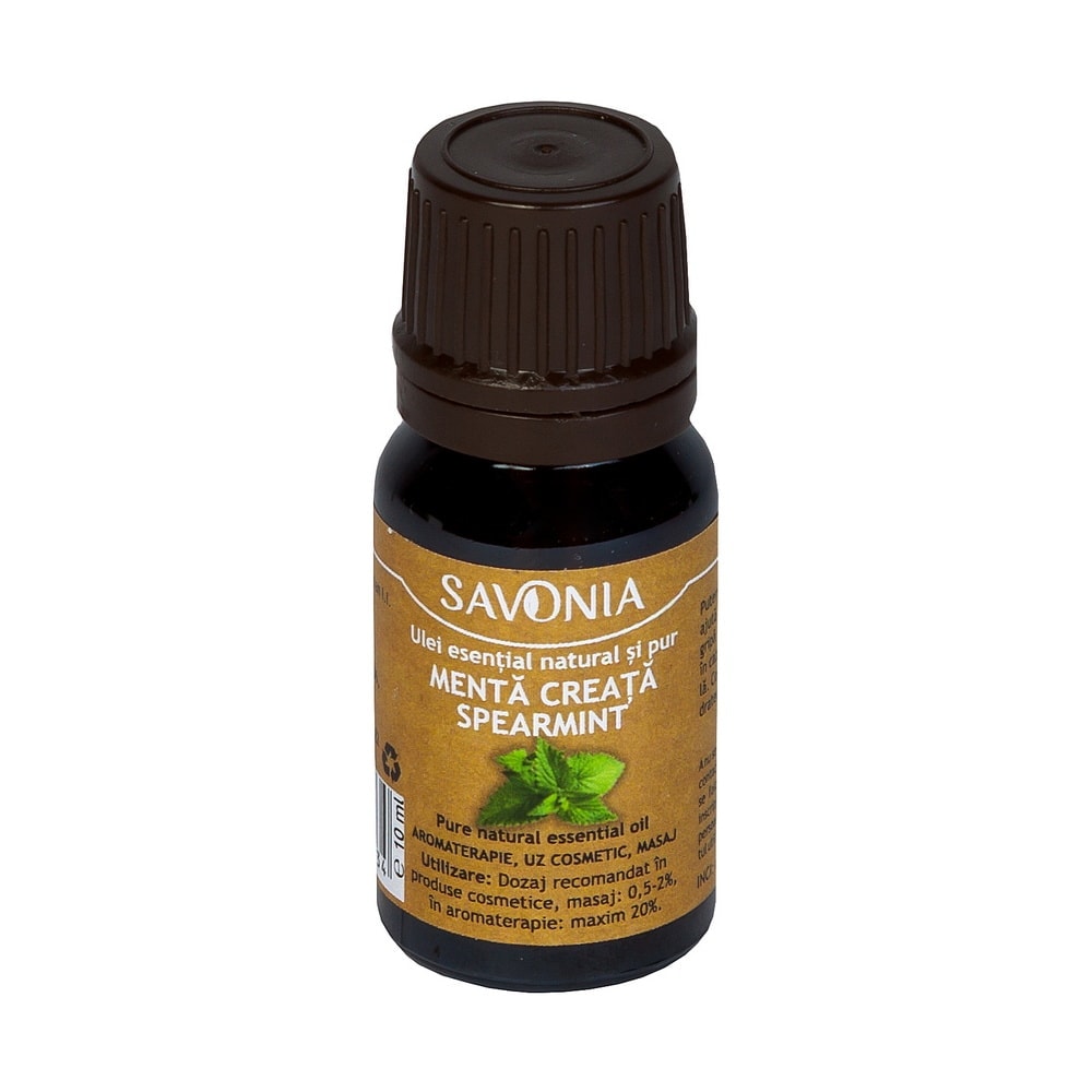 Ulei esential natural aromaterapie savonia menta creata spearmint 10ml