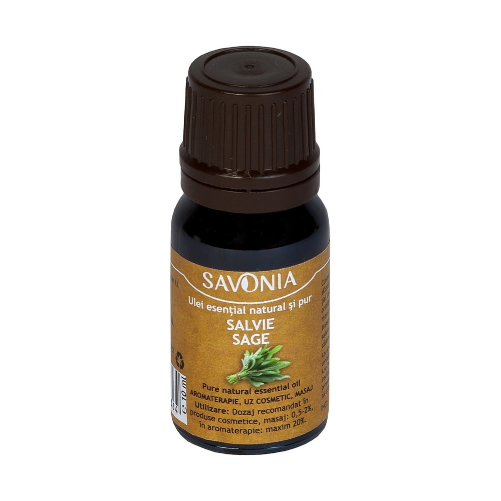 Ulei esential natural aromaterapie savonia salvie sage 10ml
