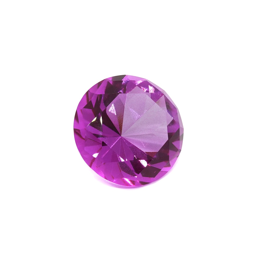 Cristal decorativ din sticla k9 diamant mediu - 4cm siclam