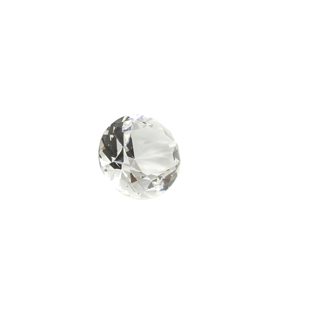 Cristal decorativ din sticla k9 diamant mic - 3cm transparent