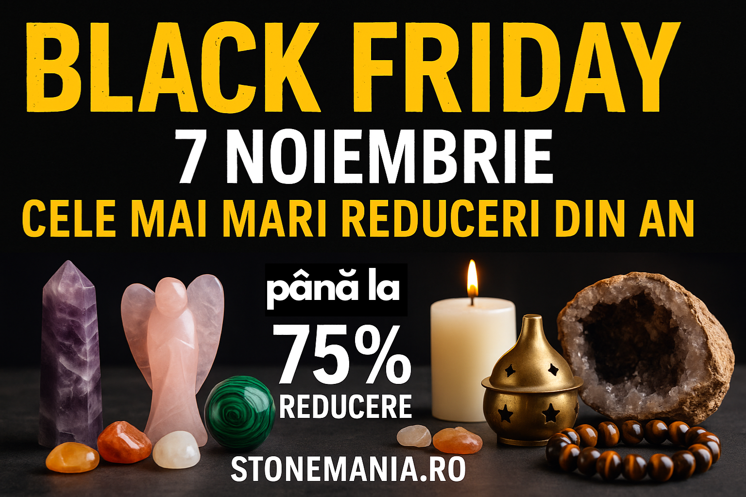 Black Friday 2025 la StoneMania Bijou — cele mai mari reduceri din an