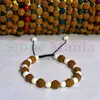 Bratara rudraksha 8mm si onix alb 6mm