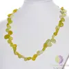 Colier jad olive freeform
