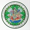 Abtibild sticker Feng Shui 3D cu Tara Verde - 4,5cm, imagine 3