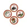 Abtibild sticker Feng Shui cu Cele 4 Animale celeste - 5cm