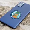 Abtibild sticker Feng Shui 3D cu Buddha medicinei albastra pe floare de lotus - 4,5cm, imagine 2