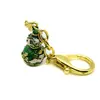 Breloc Feng Shui Amuleta cu Wu lou cu Cocorul Vesel 2022 – Verde, imagine 2
