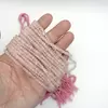Sirag cuart roz discuri fatetate 3-4mm, 33cm, imagine 3
