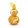Statueta Feng Shui Wu Lou cu cocor vesel, Galben