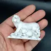 Statueta Feng Shui Tigru alb cu Wu Lou, pentru sanatate - 7cm, imagine 4