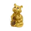 Statueta Feng Shui Tigru auriu cu Monede - 5cm