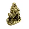 Statueta Feng Shui Tigru cu Buddha vesel - 8cm, imagine 2