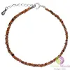Bratara diamant natural brun 2mm si argint 925