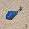 Pandantiv lapis lazuli cu varf neregulat
