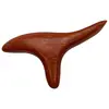 Dispozitiv multifunctional pentru masaj, din lemn, triunghiular, maro - 15cm, imagine 2