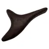 Dispozitiv multifunctional pentru masaj, din lemn, triunghiular, maro inchis - 15cm, imagine 2
