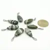 Pandantiv din Swiss Opal - fatetat cu argint 925, 20mm, imagine 2