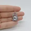Cabochon Agat botswana  28x17x6mm C61, imagine 2