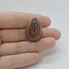 Cabochon Agat Botswana Portocaliu 28x19x9mm C18