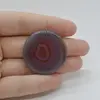 Cabochon Agat Botswana Portocaliu 34x34x5mm C23