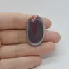 Cabochon Agat Botswana Portocaliu 35x22x6mm C88