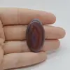 Cabochon Agat Botswana Portocaliu 37x21x6mm C37