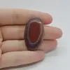 Cabochon Agat Botswana Portocaliu 38x22x6mm C4