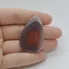Cabochon Agat Botswana Portocaliu 42x27x5mm C82