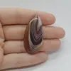 Cabochon Agat Botswana Portocaliu 45x21x6mm C112