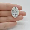 Cabochon Agat Copac 29x19x6mm C85, imagine 2