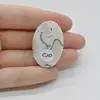 Cabochon Agat Copac 37x24x6mm C10, imagine 2