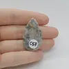 Cabochon Agat Crazy Lace 37x21x6mm C57, imagine 2