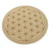 Grila pentru cristale, din lemn, 20cm - Floarea Vietii, imagine 2