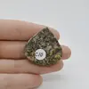 Cabochon Agat Dentritic 35x36x6mm C10, imagine 2